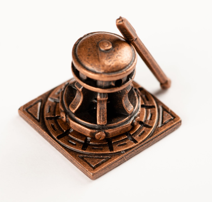Photo of Amati B4117 18mm Metal Windlass, showcasing a detailed and authentic metal piece designed for adding realistic, historical charm to model ship decks.