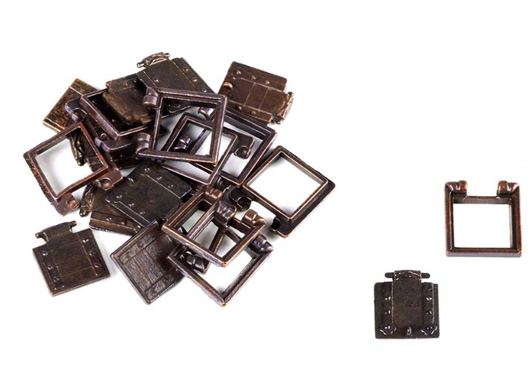 Image of Amati B4132,07 Gun Ports, featuring 7x7mm finely detailed and durable gun ports, perfect for adding authentic artillery details to model ships.