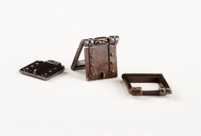 Image of Amati B4132,07 Gun Ports, featuring 7x7mm finely detailed and durable gun ports, perfect for adding authentic artillery details to model ships.