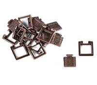 Image of Amati B4132,10 Gun Ports 10x10mm, showcasing detailed, high-quality miniature gun ports designed for adding authentic naval features to model ships.
