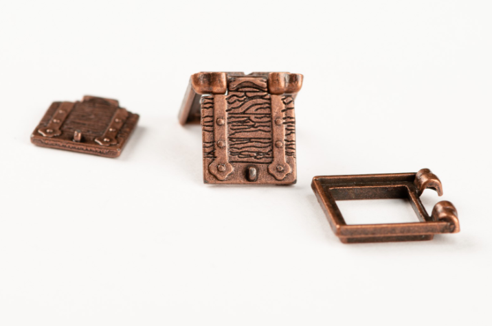Image of Amati B4132,10 Gun Ports 10x10mm, showcasing detailed, high-quality miniature gun ports designed for adding authentic naval features to model ships.