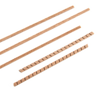 Image of Amati B4320,01 Extra Fine Wooden Ladder, a high-quality miniature accessory ideal for enhancing realism and detail in model ships and architectural dioramas.