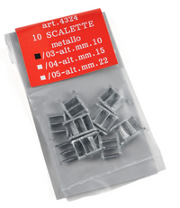 Image of Amati's B4324,03 Metal Ladder, a 10mm finely detailed model accessory, perfect for adding a realistic touch to scale model ships and maritime dioramas.
