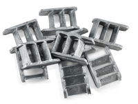 Image of Amati's B4324,03 Metal Ladder, a 10mm finely detailed model accessory, perfect for adding a realistic touch to scale model ships and maritime dioramas.