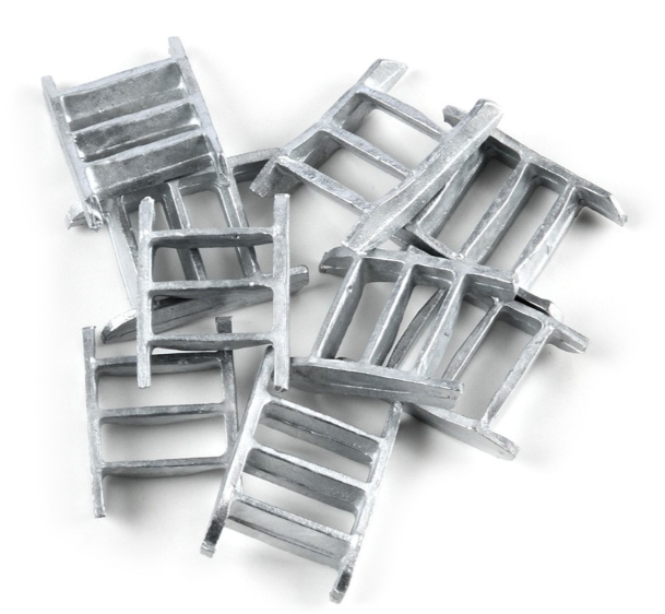 Photo of AMATI's B4324,04 15mm Metal Ladder, showcasing a finely constructed metal accessory, ideal for enhancing detail and realism in model shipbuilding projects.