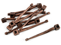 Photo of Amati B4352,40 Metal Rudder Tiller, a 40mm high-quality metal component, designed for adding intricate detail and functionality to model ship steering systems.