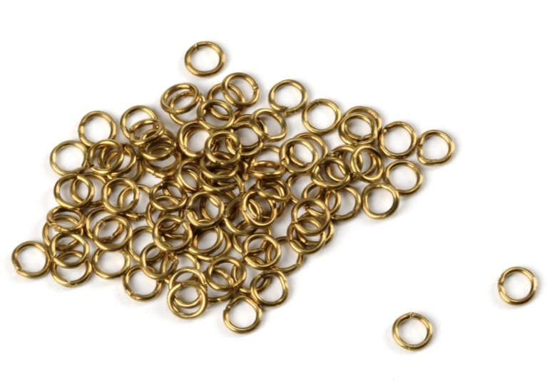 Photo of Amati B4000,02 Brass Split Rings 2mm 20pcs for model crafting