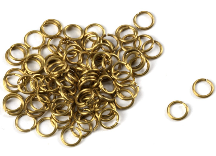 Photo of Amati B4000,04 Brass Split Rings 4mm Pack of 20