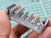 Photo of 1/350 scale security camera set for warship with 57 resin pieces by HS Model HSM-U350067S