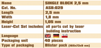 Single Block 2.5mm Vessel Shipyard