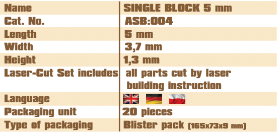 Single Block 5mm Vessel Shipyard