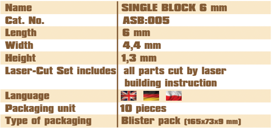 Single Block 6mm Vessel Shipyard