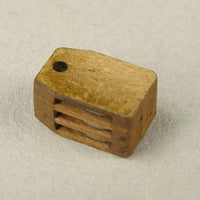 Image of Triple Ramshead 5.5mm Card Rigging Blocks by Shipyard, a set of 8, showcasing intricate details for model ship rigging enhancement.