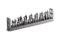 Photo of US Navy Carrier Personnel & Pilots Set 1:200 (ION U200-001) – a collection of 72 finely detailed resin figures for aircraft carrier model dioramas.