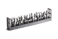 Photo of US Navy Carrier Personnel & Pilots Set 1:200 (ION U200-001) – a collection of 72 finely detailed resin figures for aircraft carrier model dioramas.