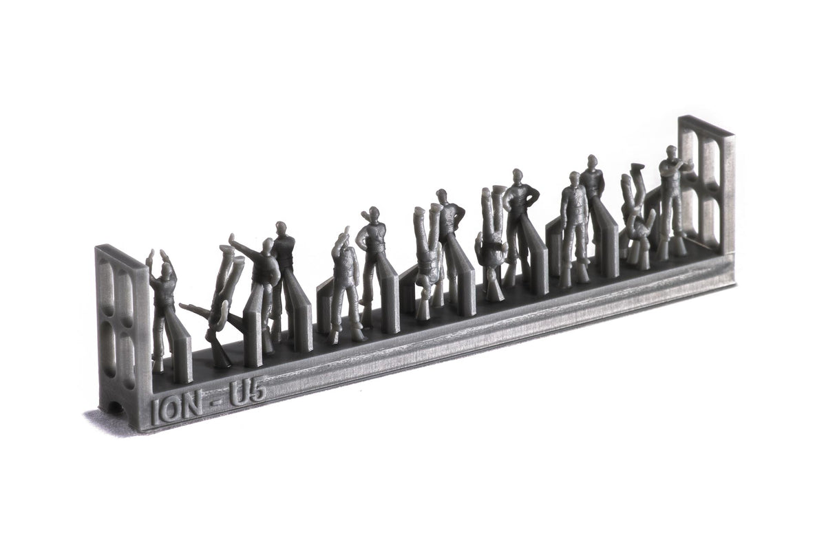 Photo of US Navy Carrier Personnel & Pilots Set 1:200 (ION U200-001) – a collection of 72 finely detailed resin figures for aircraft carrier model dioramas.