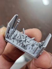 Photo of US Navy Modern Anchor Set with chain for Arleigh Burke Class in 1/350 scale by HS Model HSM-U350034S