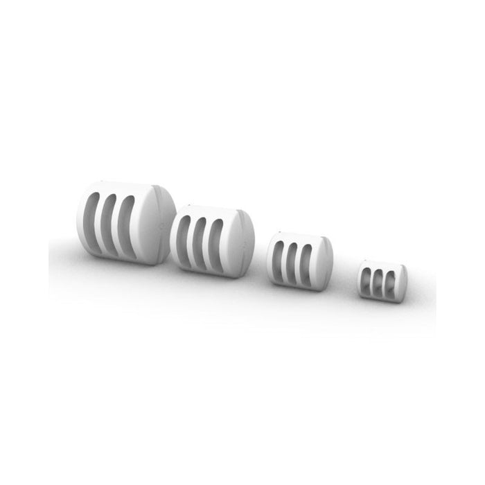 Photo of Seahorse's 24pcs Triple Block 4mm set, showcasing 3D printed precision blocks for detailed model shipbuilding and rigging.