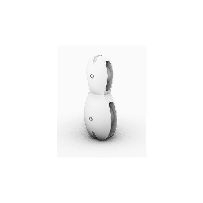 Image of Seahorse's 8pcs 3D Printed 6.5mm Fiddle Blocks, showcasing their detailed design and precision, perfect for intricate scale model rigging applications.
