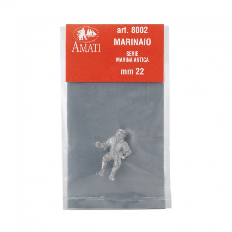 Image of Amati's Model Boat Crew Figures, showcasing a set of detailed and lifelike miniature figures in various poses, designed to add realism and character to model ship and nautical diorama settings