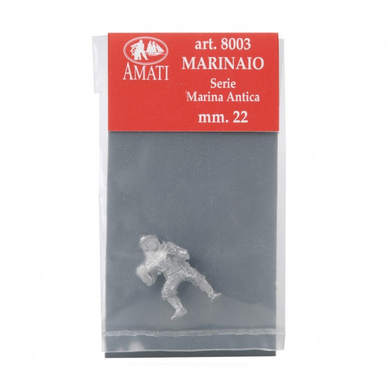 Image of Amati's Model Boat Crew Figures, showcasing a set of detailed and lifelike miniature figures in various poses, designed to add realism and character to model ship and nautical diorama settings