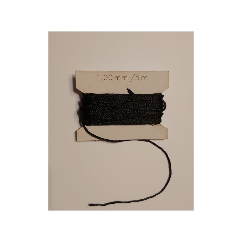 Rope 0.10mm - 1.00mm Black Seahorse