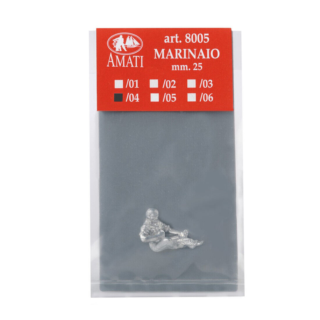 Image of Amati's Model Boat Crew Figures, showcasing a set of detailed and lifelike miniature figures in various poses, designed to add realism and character to model ship and nautical diorama settings