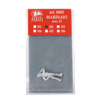 Image of Amati's Model Boat Crew Figures, showcasing a set of detailed and lifelike miniature figures in various poses, designed to add realism and character to model ship and nautical diorama settings