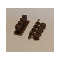 Photo of Seahorse 12pcs Double Block 2mm, showcasing 3D printed precision blocks designed for intricate and detailed model ship rigging.