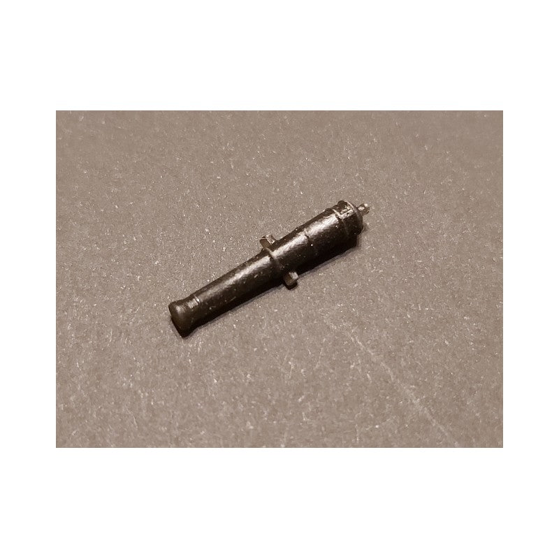 Image of Seahorse's 4pcs 22mm 3D Printed Gun Barrels, showcasing high-detail and precision craftsmanship, perfect for adding realism to scale model ships.