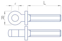 Eye Bolt M1.2 RB Model 00123