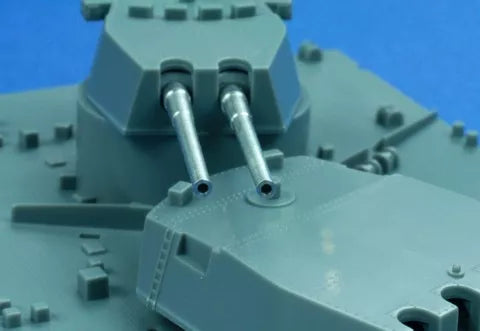 Photo of RB Model 350L02 Metal Battleship Barrel Set 1.4" (35.6mm) 1:350 scale for HMS King George V, Prince of Wales, Duke of York, Anson, Howe