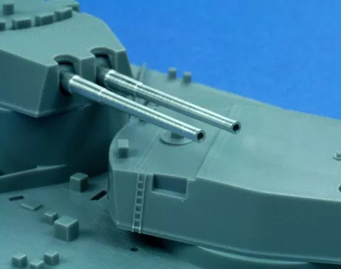 Photo of RB Model 350L02 Metal Battleship Barrel Set 1.4" (35.6mm) 1:350 scale for HMS King George V, Prince of Wales, Duke of York, Anson, Howe
