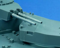 Photo of RB Model 350L02 Metal Battleship Barrel Set 1.4" (35.6mm) 1:350 scale for HMS King George V, Prince of Wales, Duke of York, Anson, Howe
