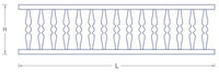 Balustrade 30mm RB Model 09630