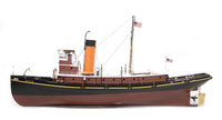 Photo of OcCre Hercules Tugboat 1:50 wooden model ship kit (61002) with RC-ready construction