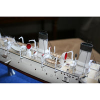 Photo of the Lavoisier 1:200 card model kit by Orel Publishing, French 3rd-class colonial cruiser