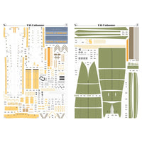 Photo of USS Dubuque PG-17 gunboat card model kit 1:200 scale by Orel Publishing