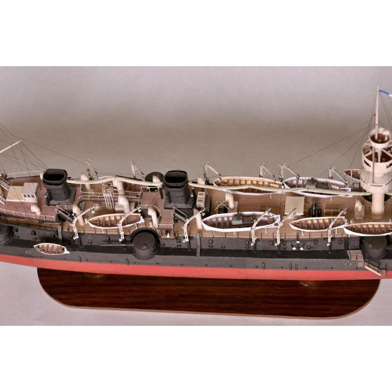 Photo of French armored cruiser Chanzy 1894 card model kit 1:250 by Orel Publishing