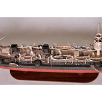 Photo of French armored cruiser Chanzy 1894 card model kit 1:250 by Orel Publishing