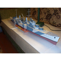 Photo of HMAS Sydney light cruiser card model kit 1:200 by Orel Publishing