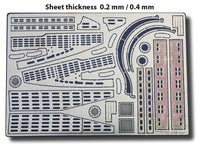 Photo of Photo-Etched Upgrade Set for VIIC 1/48 Arkmodel 7602K RCSubs 0140 and 0150