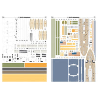 Photo of USS Dubuque PG-17 gunboat card model kit 1:200 scale by Orel Publishing