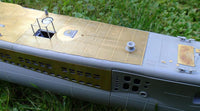Photo of photo-etched brass center deck and detail set for USS GATO 1944 submarine 1:72 Revell 05047 by RCSubs