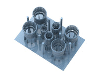 Photo of Funnel for Arleigh Burke Class Destroyer 1:200 HS Model resin set with 6 detailed parts