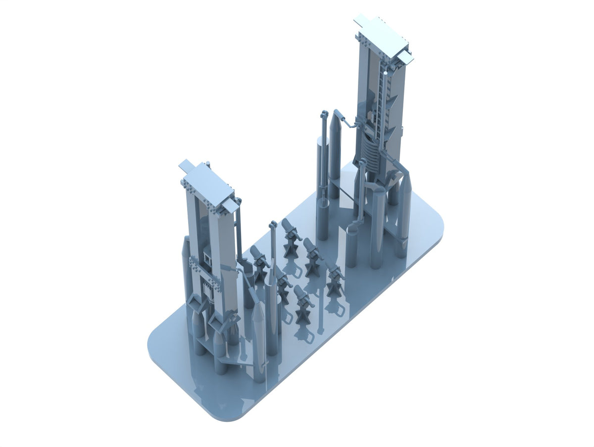 Photo of Replenishment Station for Arleigh Burke Class Destroyer 1:200 HS Model HSM-U200074S resin detail set