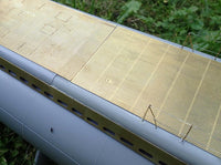 Photo of photo-etched brass center deck and detail set for USS GATO 1944 submarine 1:72 Revell 05047 by RCSubs