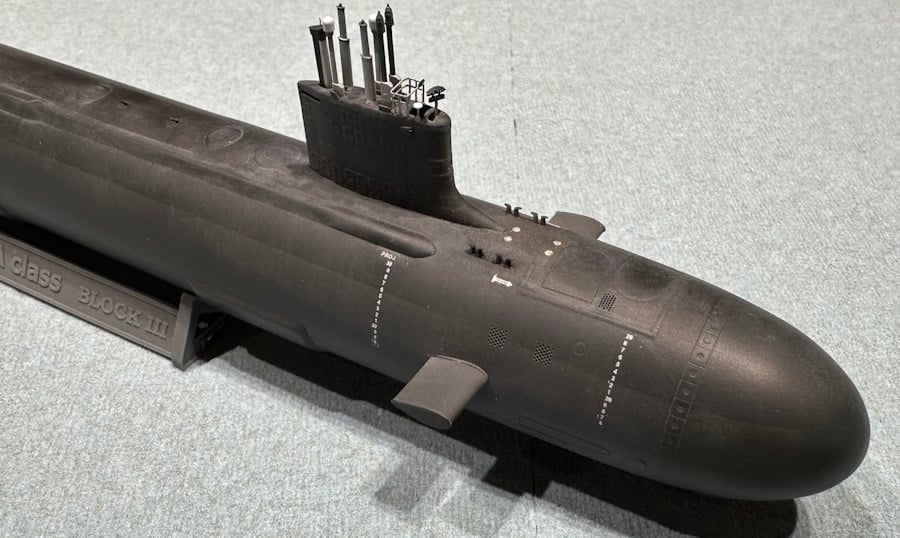 Photo of USS Virginia Class Block III Resin Submarine Model 1:144 Scale by RCSubs (0223-144)