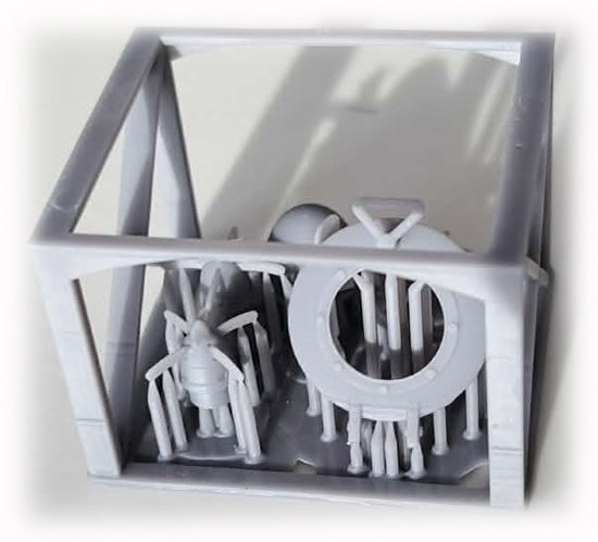 Photo of RCSubs 035-RE resin detail upgrade set for XXVII B Seehund 1:35 Bronco CB35053