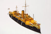 Photo of SMS Beowulf card model kit 1/250 by HMV – detailed German coast defense battleship papermodel